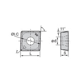 Milling inserts MPHT060304/080305/120408-DM - Makotools Industrial Supply Tools for Metal Cutting